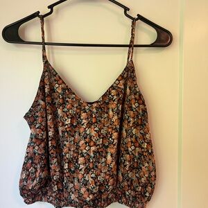 Floral Spaghetti Strap Top